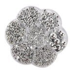 3100pcs Half Round ABS Pearl Beads for DIY Projects