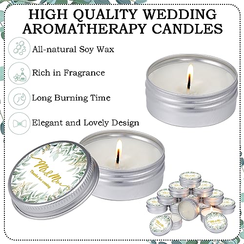 Lavender Scented Soy Wax Wedding Candle Favors