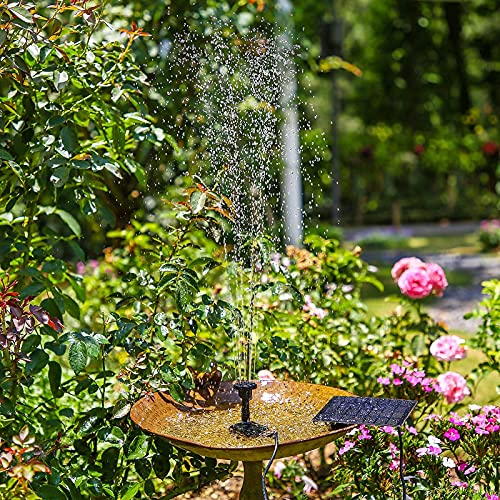 Solar Water Fountain Pump Kit with 6 Nozzles