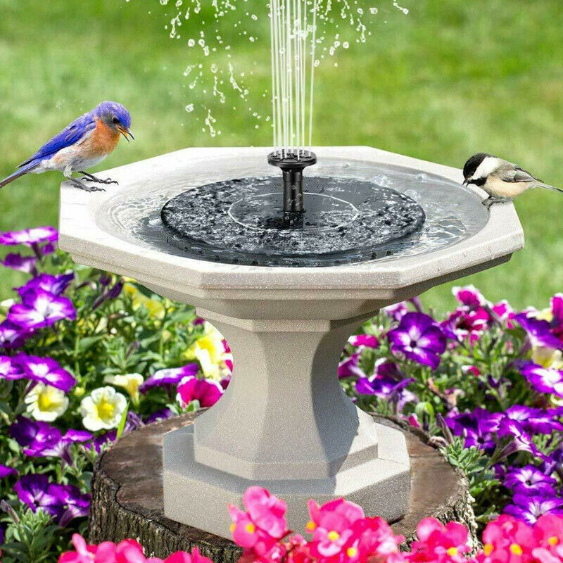 Solar Bird Bath Fountain Pump with 4 Nozzles