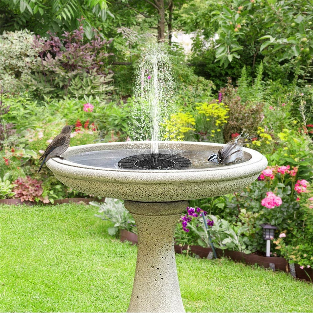 Floating Bird Bath Solar Fountain for Garden Pond