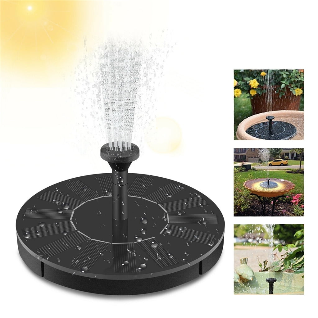 Floating Bird Bath Solar Fountain for Garden Pond