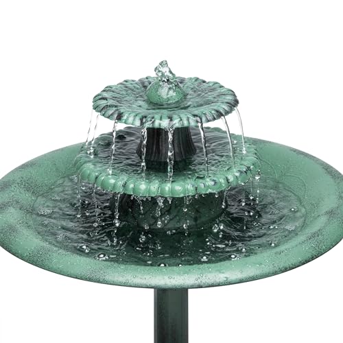 Alpine TEC106 Outdoor 3-Tier Pedestal Water Fountain, 35