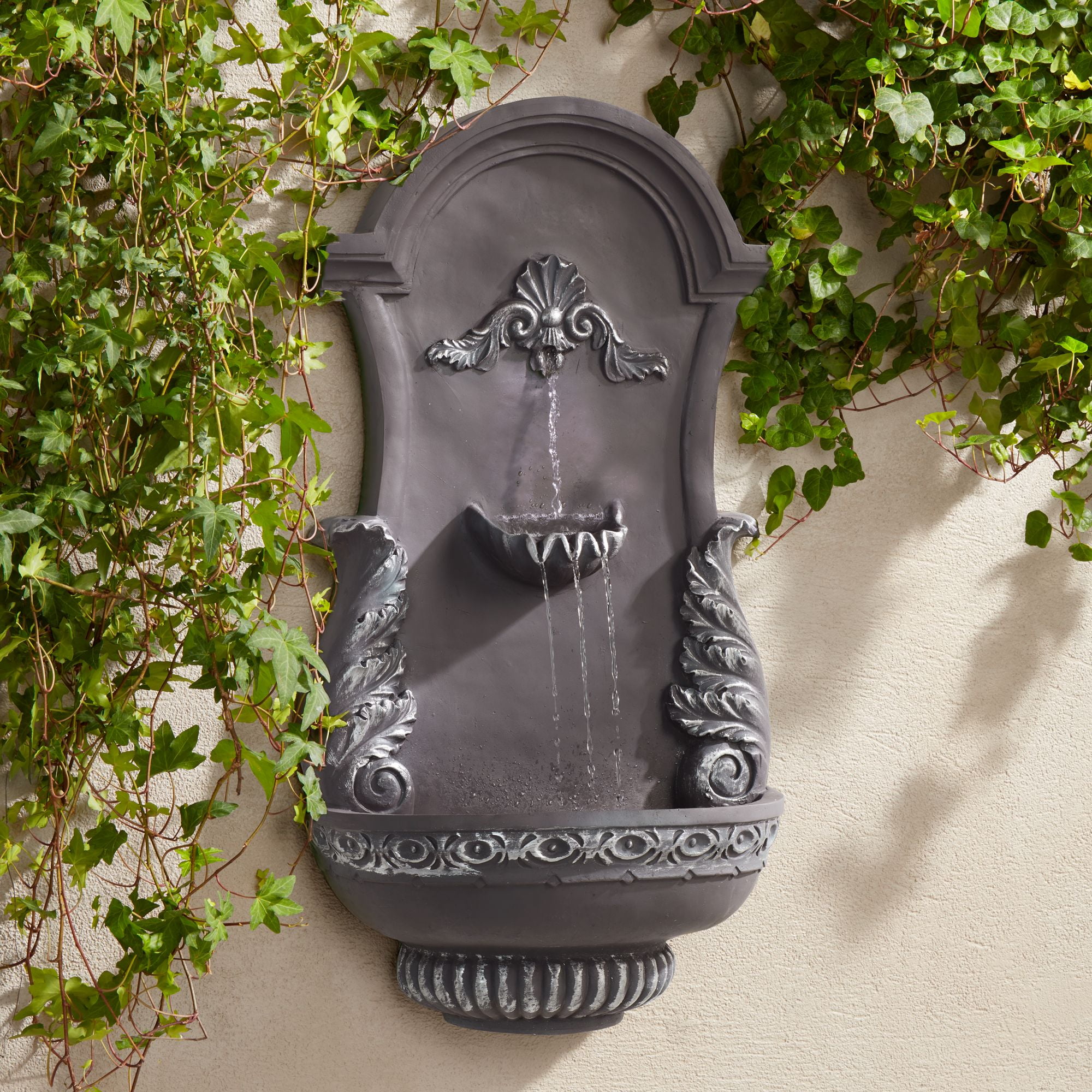 Bronze Finish Ornate Wall Fountain by Universal Lighting
