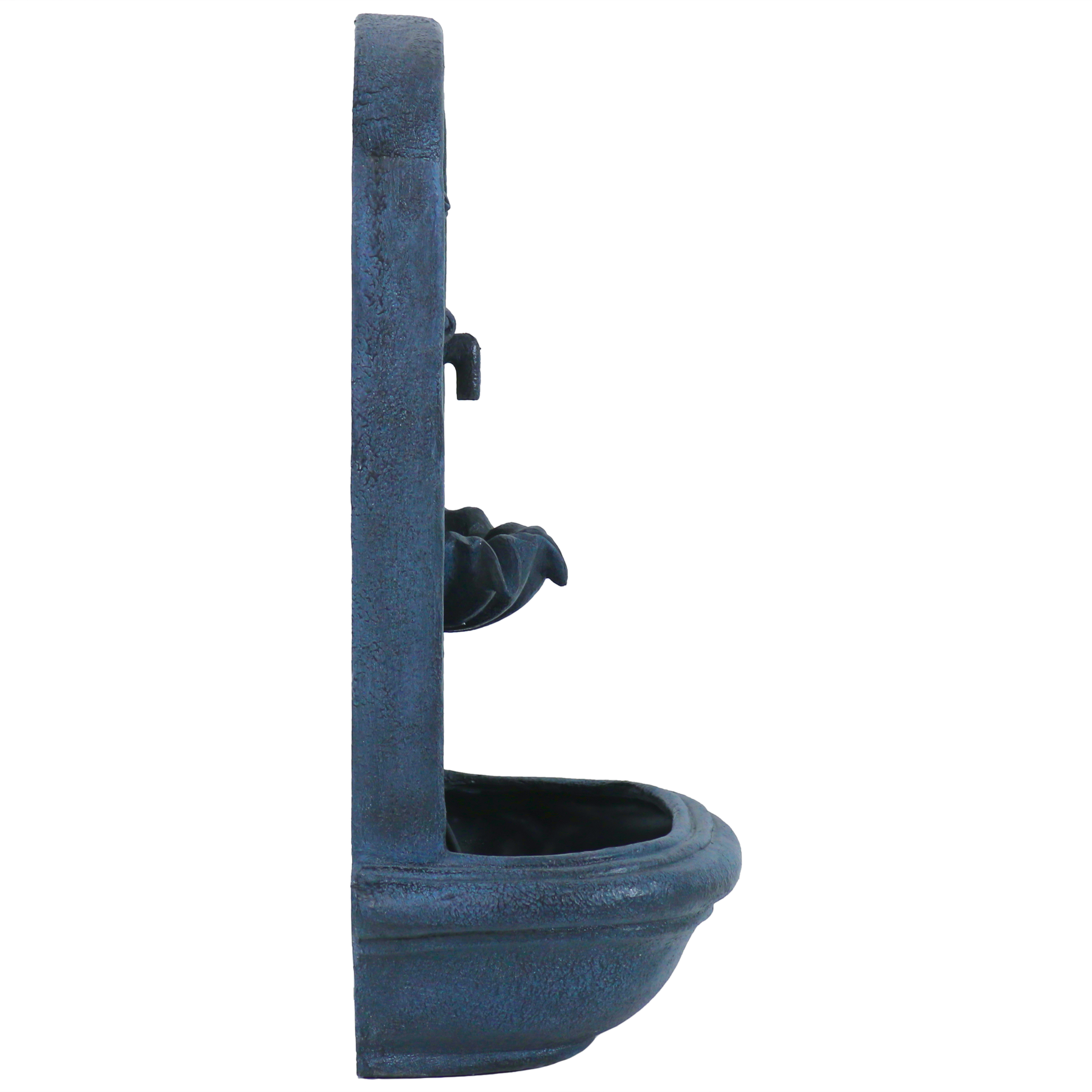 Sunnydaze Electric Seaside Outdoor Wall-Mount Water Fountain