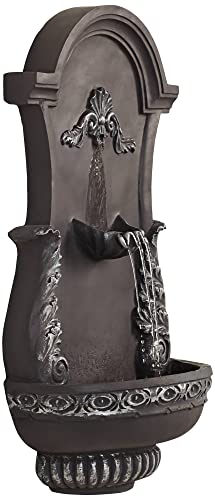 Rustic 2-Tiered Wall Water Fountain 33" - Tivoli