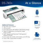 Brother DS-740D Compact Mobile Document Scanner