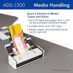 Brother ADS-1300 Compact Scanner with Double-Sided Scanning