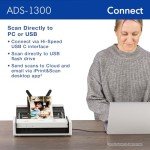 Brother ADS-1300 Compact Scanner with Double-Sided Scanning