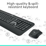 Logitech MK540 Wireless Keyboard and Mouse Combo