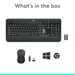 Logitech MK540 Wireless Keyboard and Mouse Combo