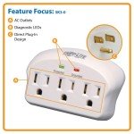Tripp Lite Portable Surge Protector Power Strip