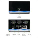 Plugable USB-C Mini Docking Station with HDMI & USB Ports