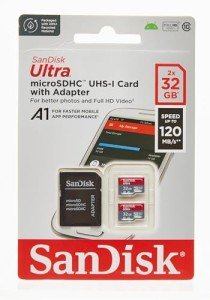 SanDisk 32GB Ultra microSDHC Memory Card Duo