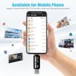INLAND 5-Pack 32GB Dual USB Flash Drives