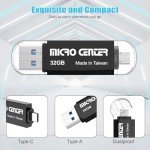 INLAND 5-Pack 32GB Dual USB Flash Drives