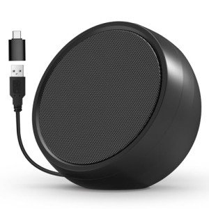ABRRU USB Laptop and Desktop Speakers - Black