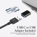 ABRRU USB Laptop and Desktop Speakers - Black