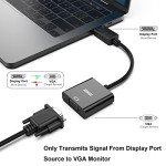 DisplayPort to VGA Adapter - 1080P Gold-Plated