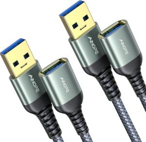 AINOPE USB 3.0 Extension Cables - 2 Pack, 3.3FT