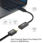 BENFEI 4K DisplayPort to HDMI Adapter, Gold-Plated