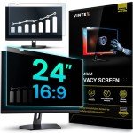 24 Inch Anti-Glare Privacy Screen Filter for Monitors