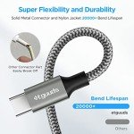 6ft USB A to C Fast Charging Cable - 2-Pack