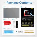 24 Inch Anti-Glare Privacy Screen Filter for Monitors