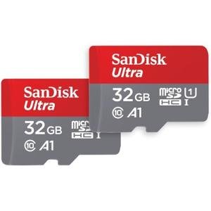 SanDisk 32GB Ultra microSDHC Memory Card Duo
