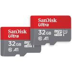 SanDisk 32GB Ultra microSDHC Memory Card Duo