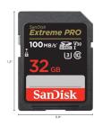 SanDisk 32GB Extreme PRO UHS-I SD Memory Card