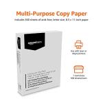 Amazon Basics 8.5x11 Multipurpose Copy Paper, 500 Sheets