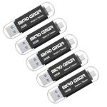 INLAND 5-Pack 32GB Dual USB Flash Drives