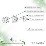 Lab Grown Diamond Stud Earrings in 14K Gold