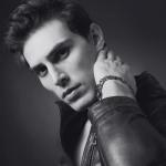 Men’s Black & Silver Stainless Steel Link Bracelet