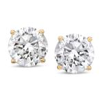 Lab Grown Diamond Solitaire Stud Earrings 1-12 Carat