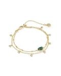 Kendra Scott Emilie Emerald Drusy Bracelet