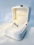 1 Carat Lab Grown Diamond Engagement Ring in White Gold
