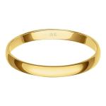2MM Solid Gold Women's Wedding Band, Size 9.5