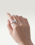 1 Carat Lab Grown Diamond Engagement Ring in White Gold