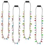 20pcs Light-Up Christmas Necklace Set