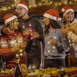 20pcs Light-Up Christmas Necklace Set