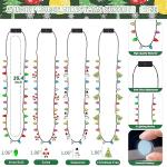 20pcs Light-Up Christmas Necklace Set