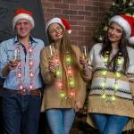 20pcs Light-Up Christmas Necklace Set