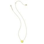 Kendra Scott Gold-Plated Tennis Pendant Necklace
