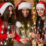 20pcs Light-Up Christmas Necklace Set