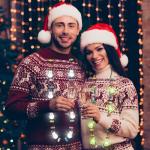 20pcs Light-Up Christmas Necklace Set