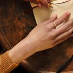 10kt Yellow Gold Diamond-Cut Ring, Size 9