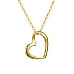 14k Gold Heart Necklace - Perfect Gift for Her