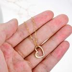 14k Gold Heart Necklace - Perfect Gift for Her